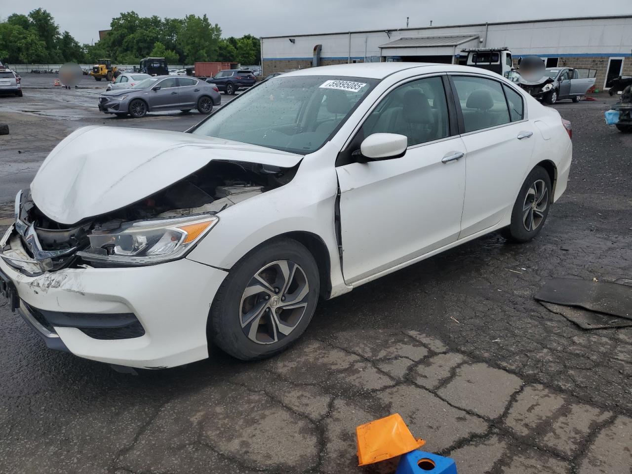 2016 Honda Accord Lx en Venta en New Britain, CT - Front End