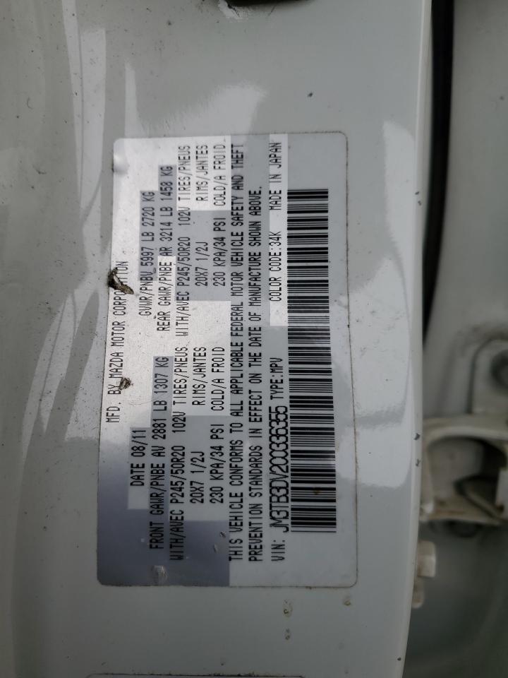 2012 Mazda Cx-9 VIN: JM3TB3DV2C0336355 Lot: 61687975