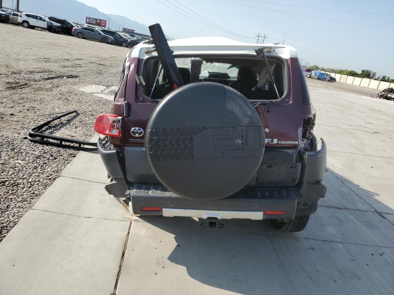 2007 Toyota Fj Cruiser VIN: JTEBU11F970096822 Lot: 62328275