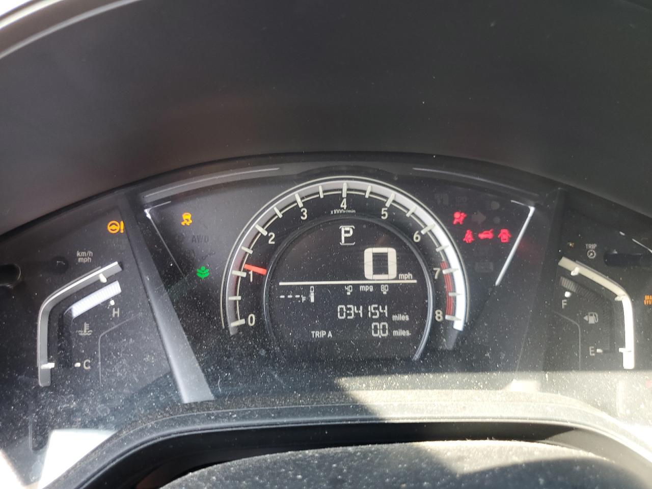 HONDA CRV 2019 VIN 5J6RW6H36KL005271 zdjęcie 9