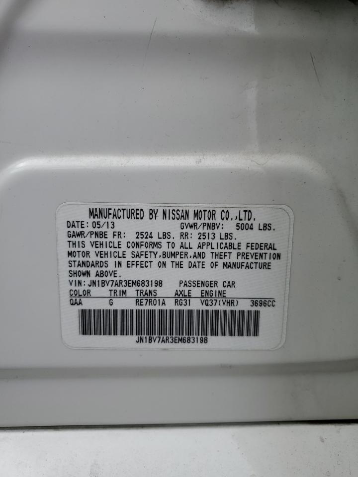 2014 Infiniti Q50 Base VIN: JN1BV7AR3EM683198 Lot: 59021265