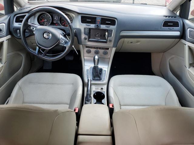 Hatchbacks VOLKSWAGEN GOLF 2015 Czerwony