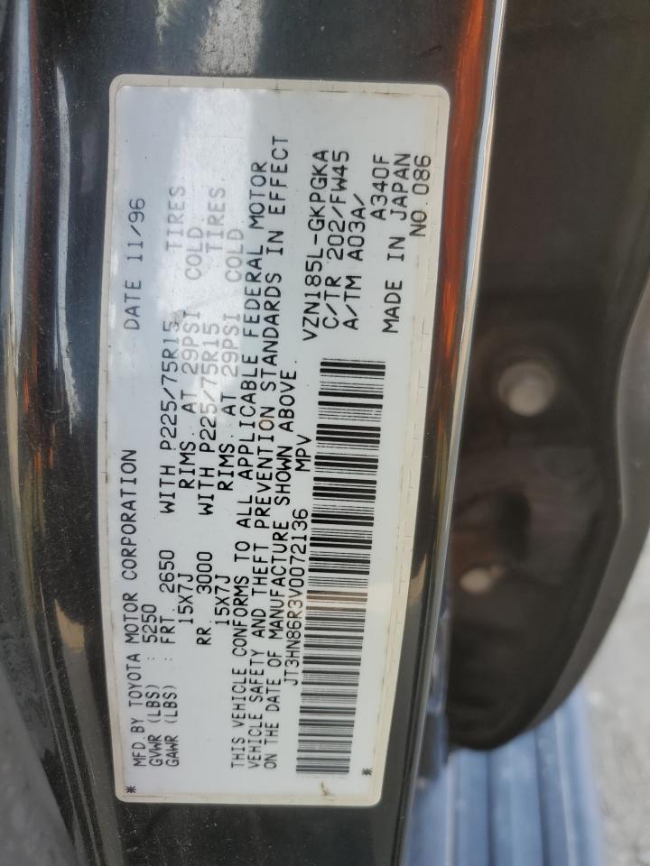 1997 Toyota 4Runner Sr5 VIN: JT3HN86R3V0072136 Lot: 60333695