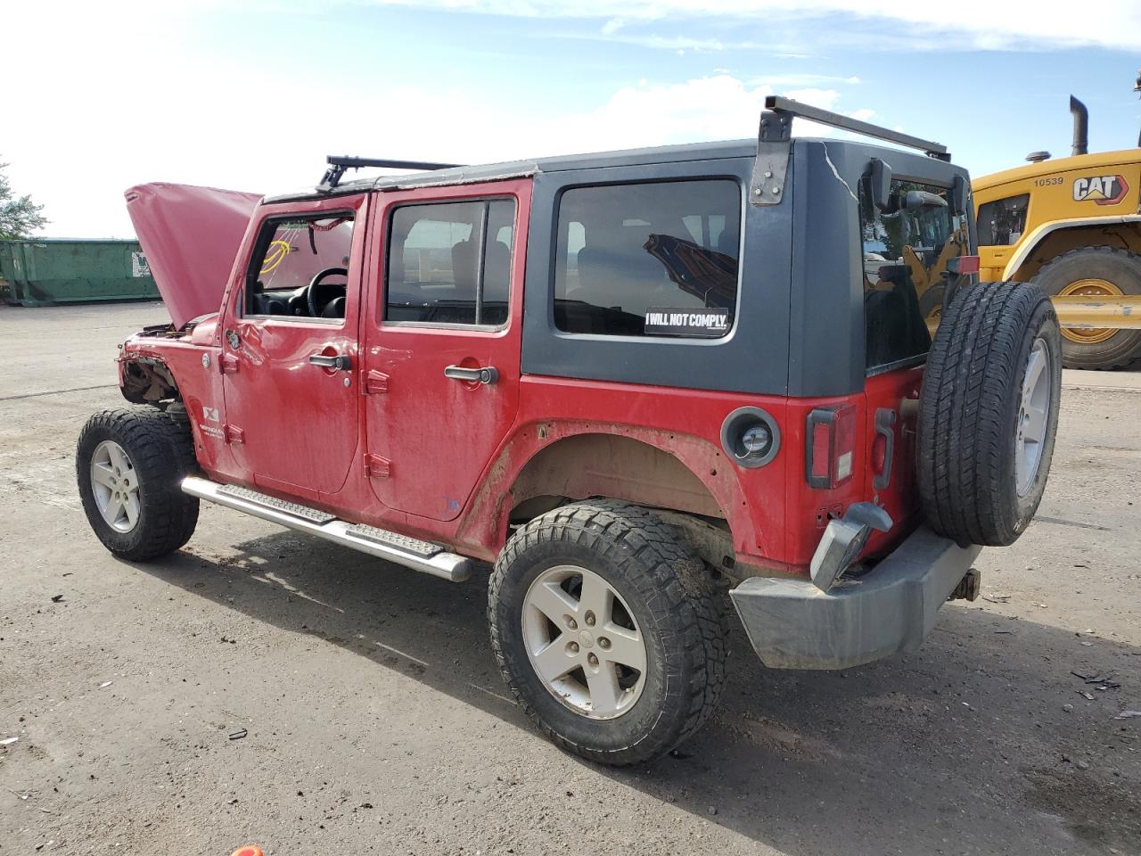 JEEP WRANGLER 2008 VIN 1J4GA39188L594432 фото 2
