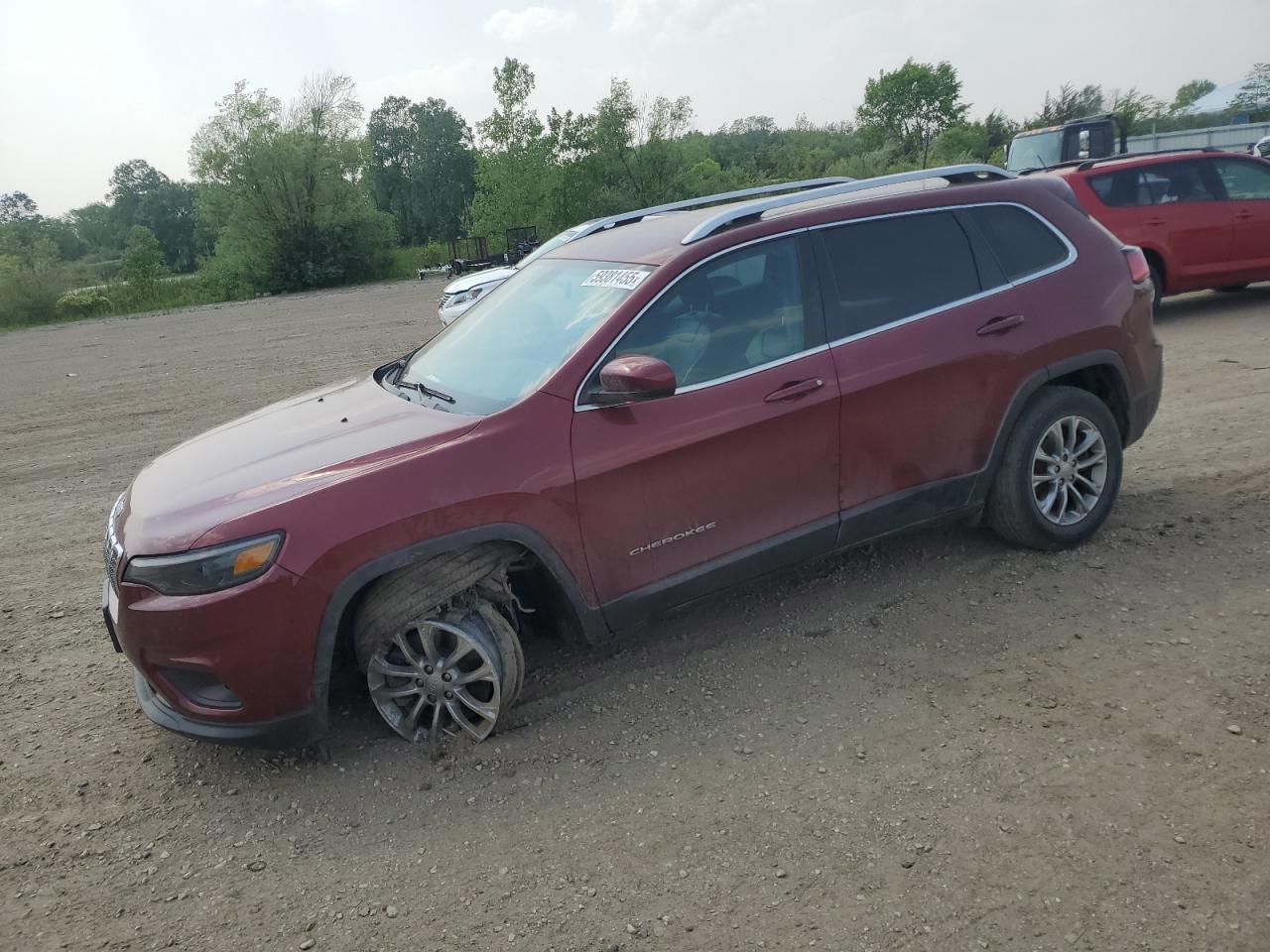 2019 Jeep Cherokee Latitude Plus იყიდება Columbia Station-ში, OH - Front End