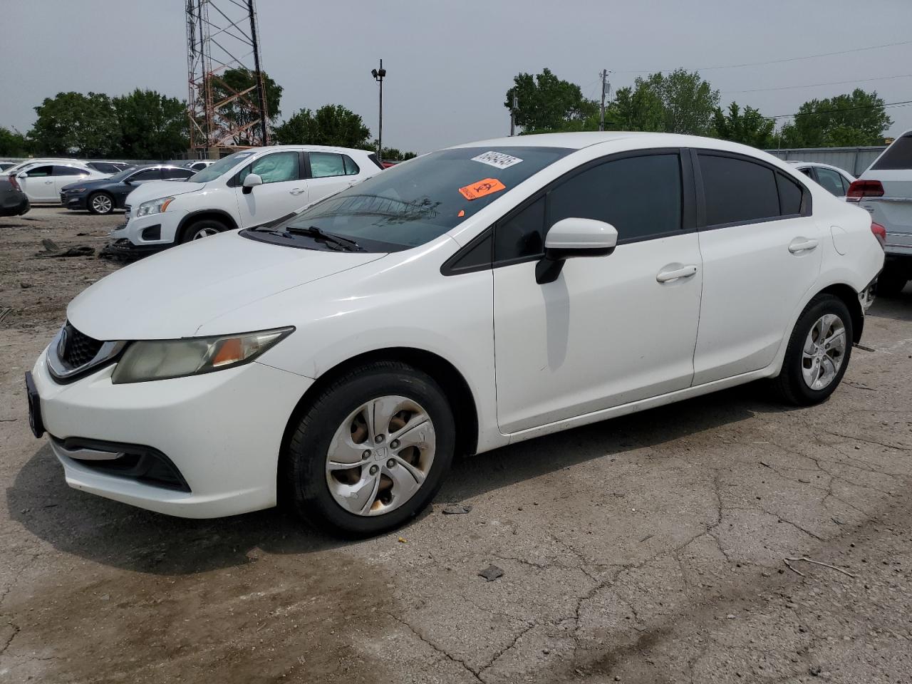 2014 Honda Civic Lx en Venta en Dyer, IN - Rear End