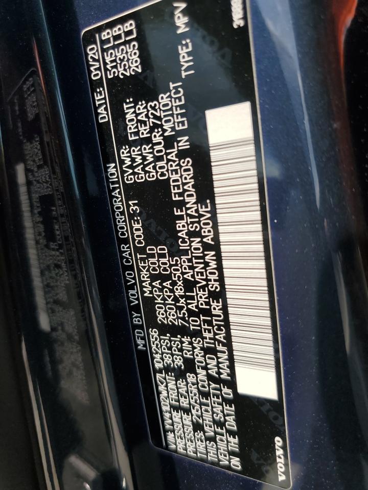 2020 Volvo V60 Cross Country T5 Momentum VIN: YV4102WK7L1042556 Lot: 60812525