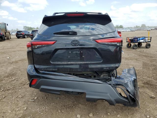  TOYOTA HIGHLANDER 2022 Черный
