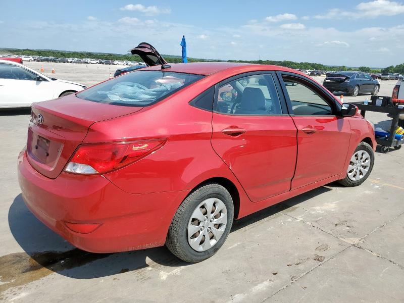  HYUNDAI ACCENT 2015 Czerwony
