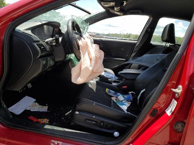  HONDA ACCORD 2016 Red