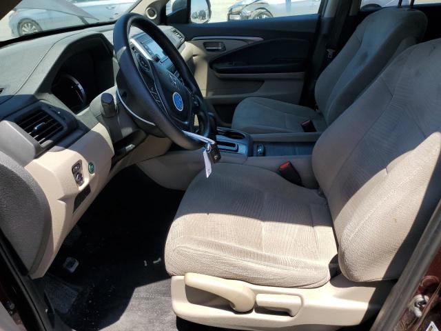  HONDA PILOT 2016 Burgundy