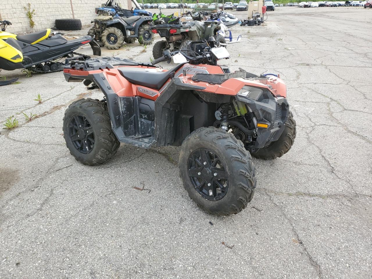 2021 Polaris Sportsman 850 Premium იყიდება Woodhaven-ში, MI - Front End
