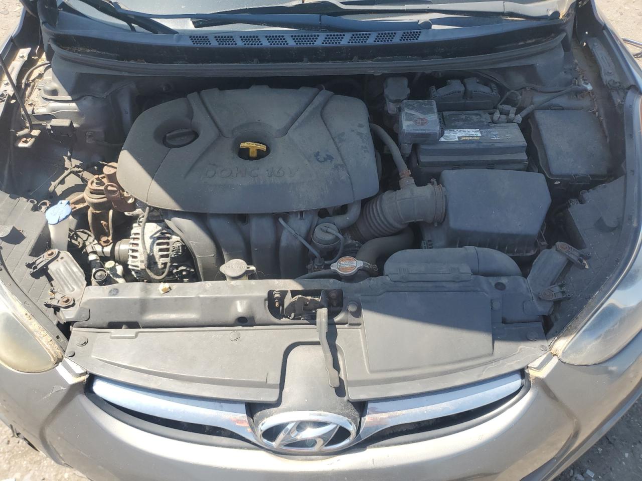 2012 Hyundai Elantra Gls VIN: 5NPDH4AEXCH119550 Lot: 59439935