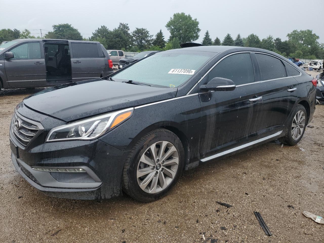 2015 Hyundai Sonata Sport იყიდება Elgin-ში, IL - Side