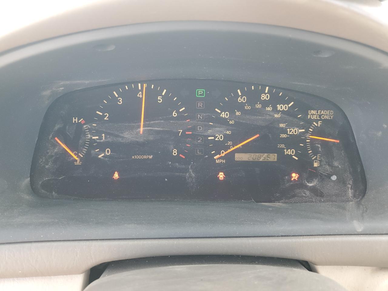 LEXUS ES300 2001 VIN JT8BF28G210322000 photo 9