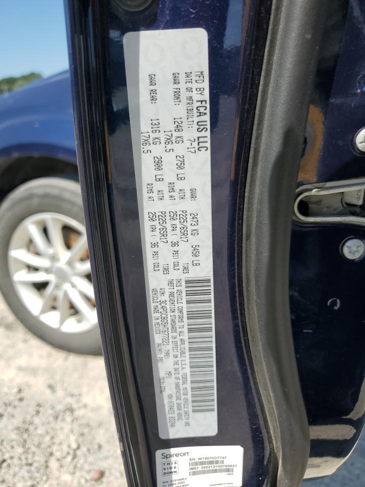 2017 Dodge Journey Sxt VIN: 3C4PDCBG5HT677221 Lot: 62757745