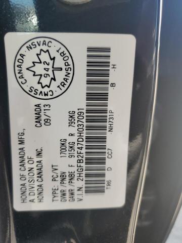 2013 HONDA CIVIC LX  