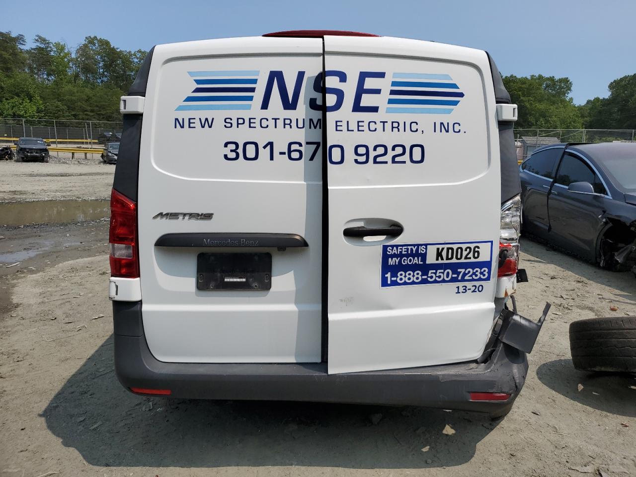 2020 Mercedes-Benz Metris VIN: WD3PG2EA9L3667055 Lot: 59223785