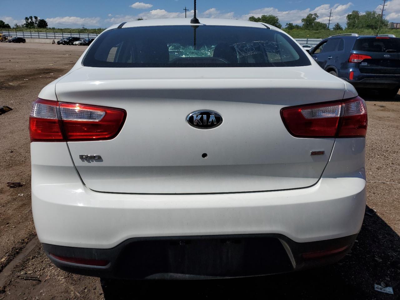 2014 Kia Rio Lx VIN: KNADM4A3XE6386353 Lot: 61664315