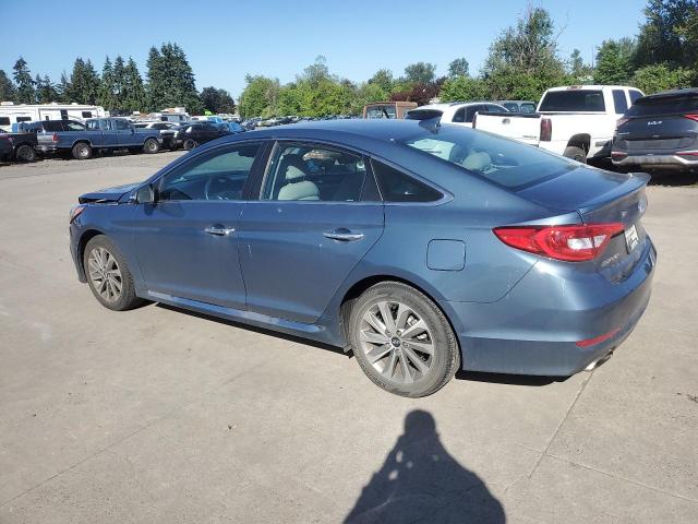  HYUNDAI SONATA 2016 Синий
