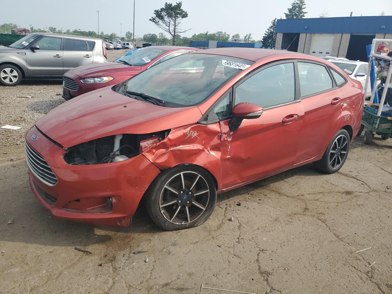 2019 Ford Fiesta Se იყიდება Woodhaven-ში, MI - Front End