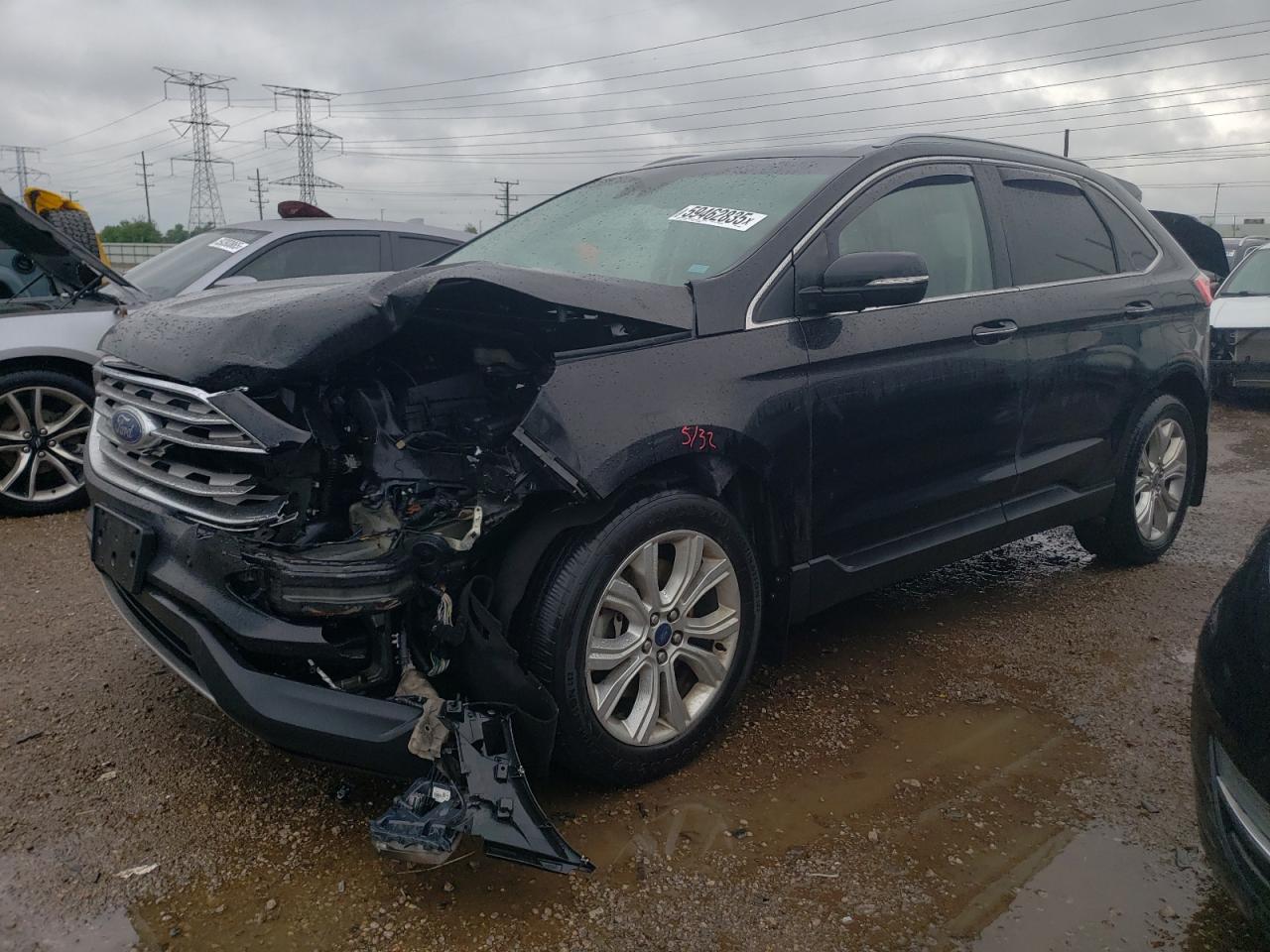2020 Ford Edge Titanium იყიდება Elgin-ში, IL - Front End