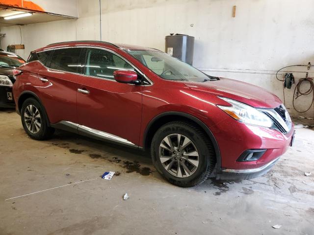  NISSAN MURANO 2017 Czerwony