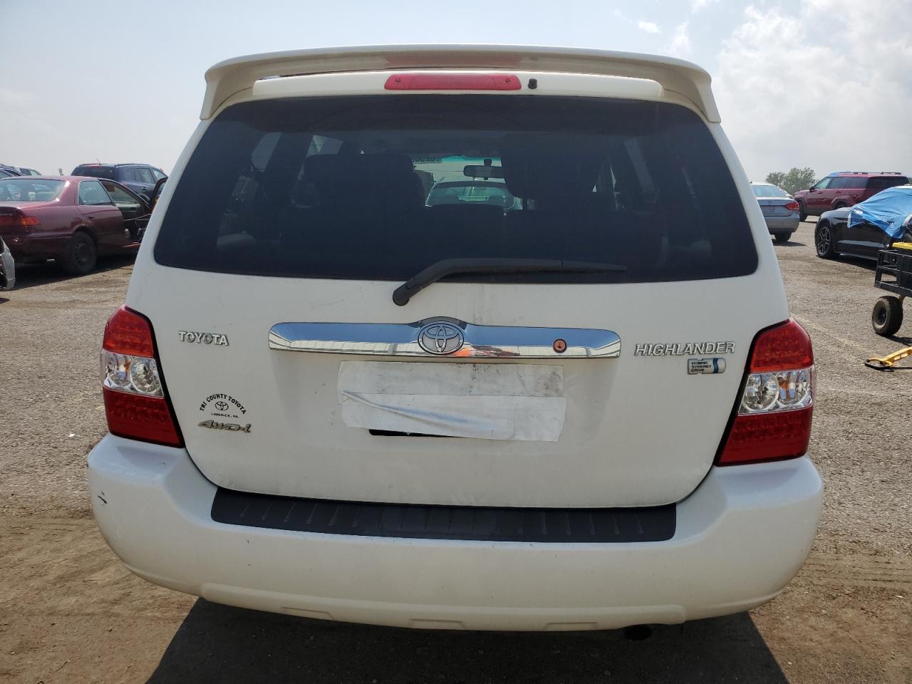 TOYOTA HIGHLANDER 2006 VIN JTEEW21A460027293 фото 6