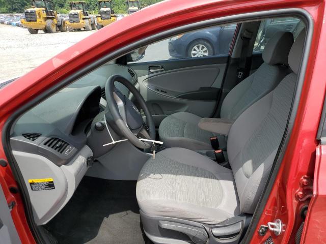 HYUNDAI ACCENT 2017 Czerwony