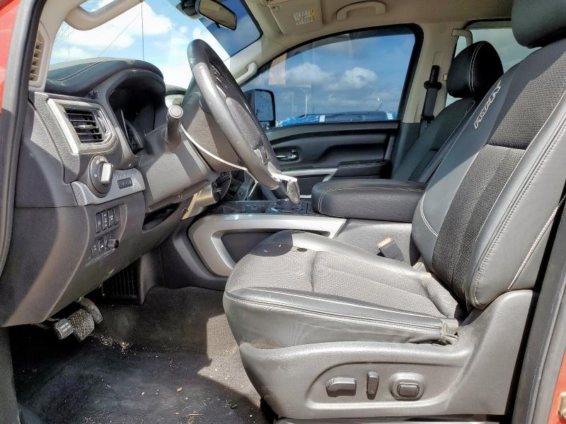  NISSAN TITAN 2016 Red