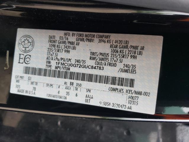 2016 FORD ESCAPE SE  