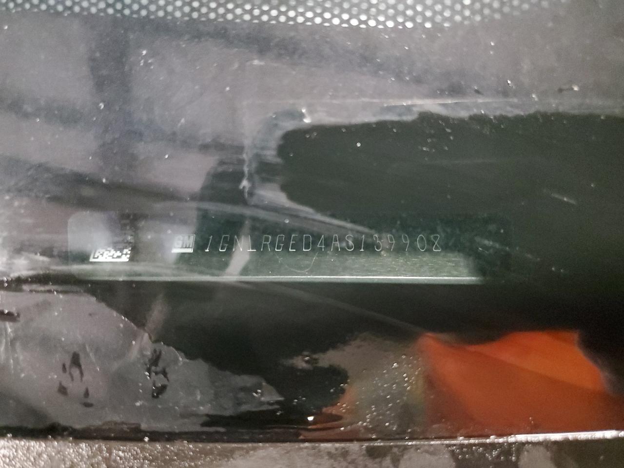 2010 Chevrolet Traverse Lt VIN: 1GNLRGED4AS139908 Lot: 62153145