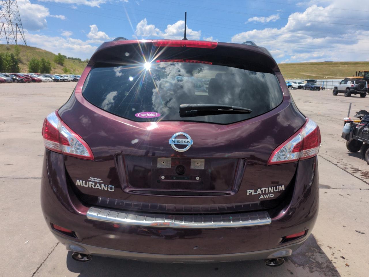 2013 Nissan Murano S VIN: JN8AZ1MWXDW313109 Lot: 62343585