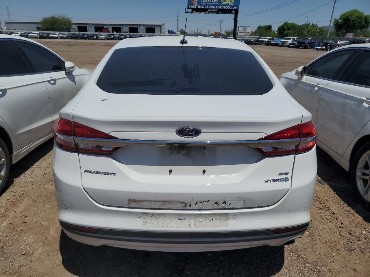 2017 Ford Fusion Se Hybrid VIN: 3FA6P0LU5HR409293 Lot: 58955325