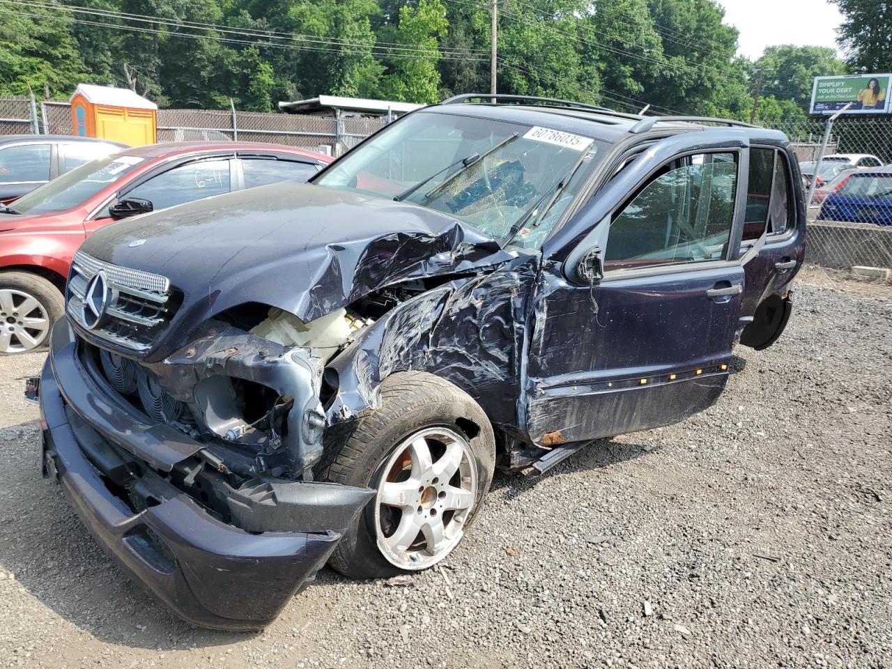 2003 Mercedes-Benz Ml 350 للبيع في Baltimore، MD - Side