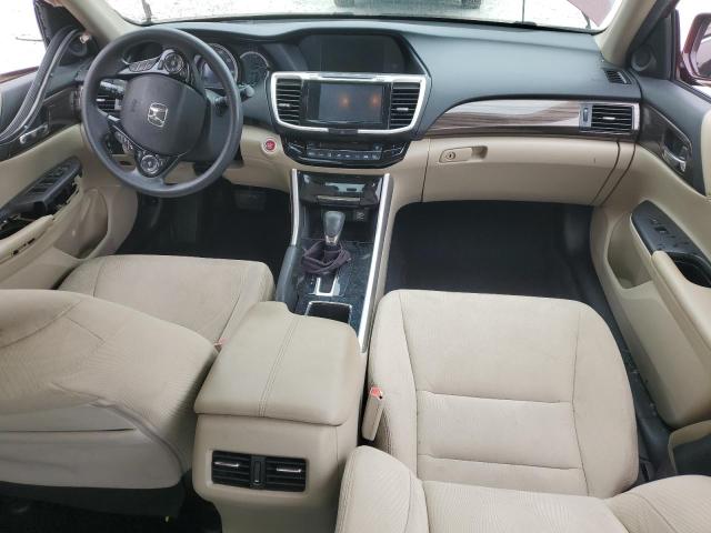  HONDA ACCORD 2016 Червоний