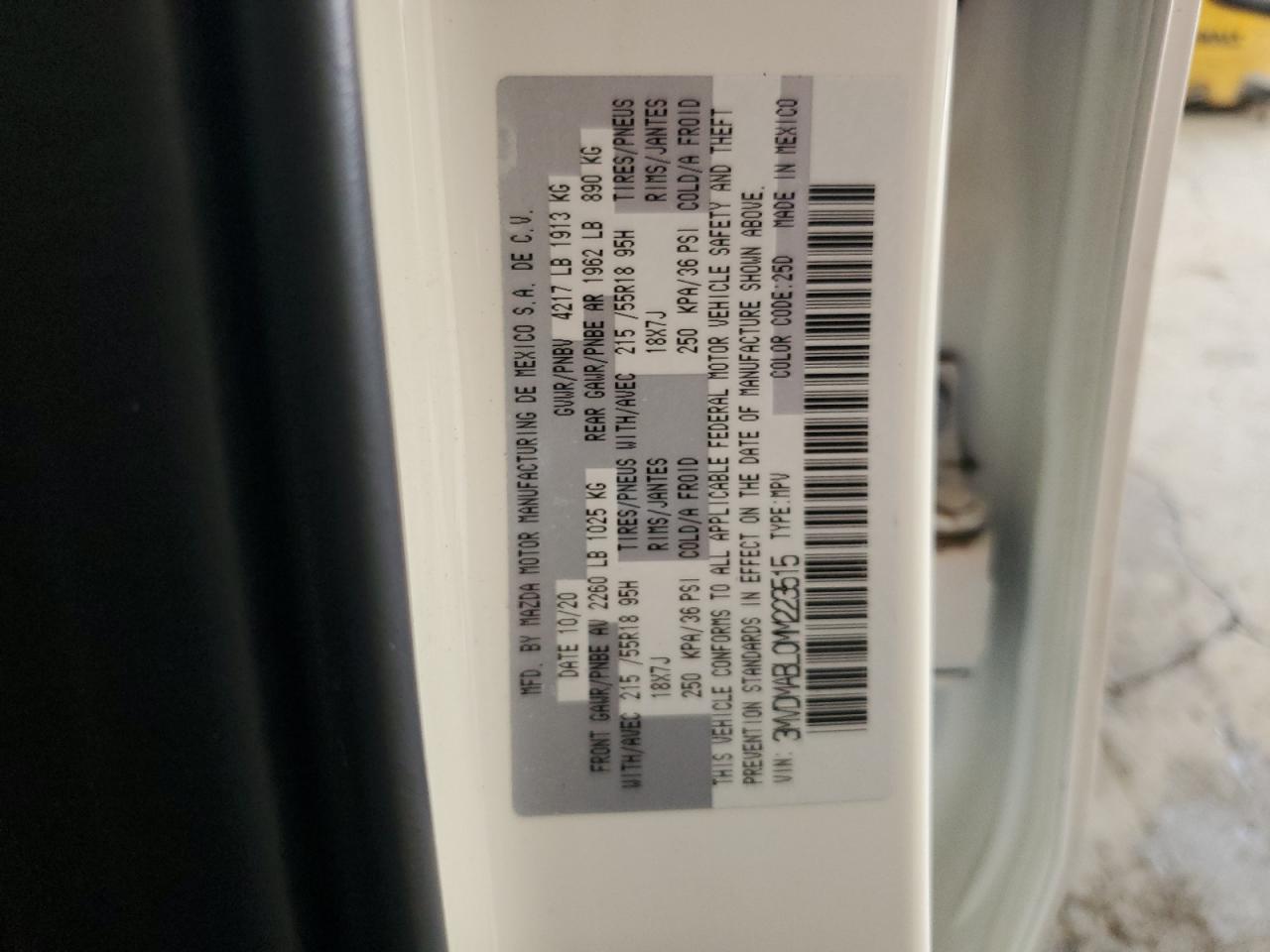 2021 Mazda Cx-30 Select VIN: 3MVDMABL0MM223515 Lot: 61948885