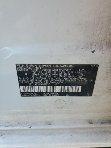 2014 TOYOTA RAV4 EV   
