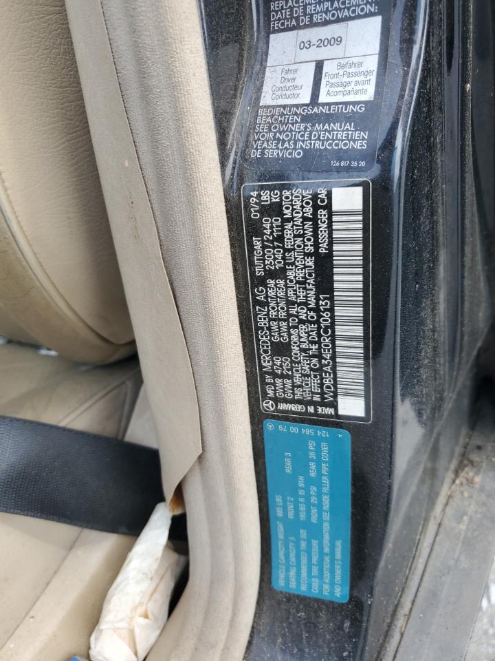 1994 Mercedes-Benz E 420 VIN: WDBEA34E0RC106131 Lot: 60498095