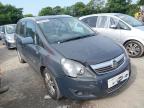 2013 VAUXHALL ZAFIRA DES for sale at Copart WOLVERHAMPTON