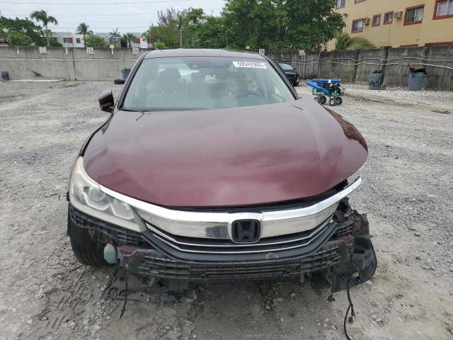  HONDA ACCORD 2016 Червоний