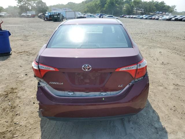  TOYOTA COROLLA 2014 Burgundy