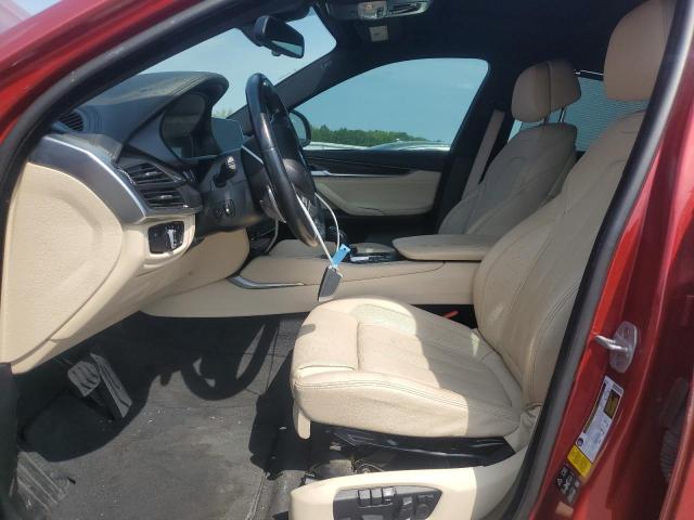  BMW X6 2017 Czerwony