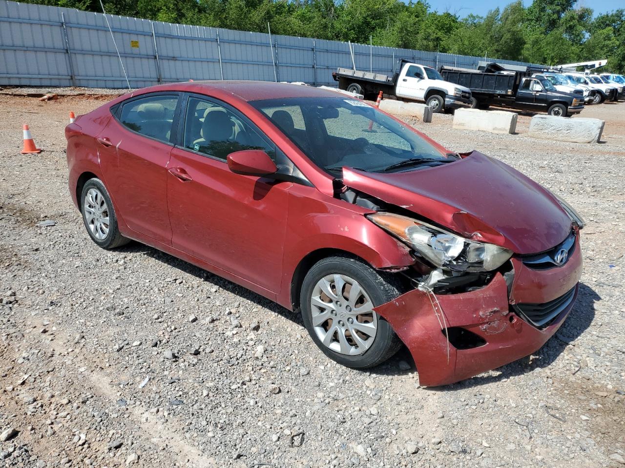 HYUNDAI ELANTRA 2012 VIN KMHDH4AE4CU249096 фото 4