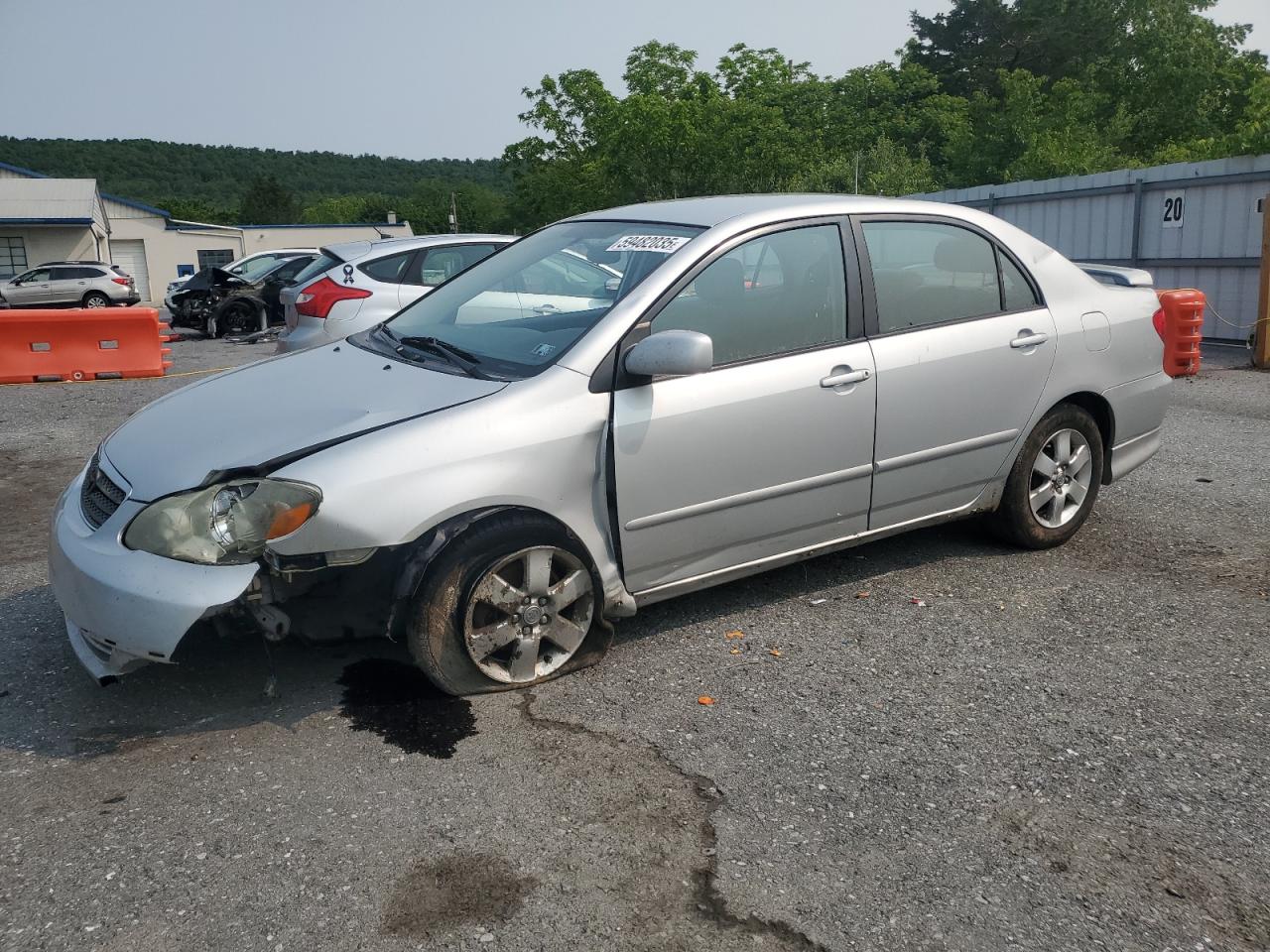 2007 Toyota Corolla Ce en Venta en Grantville, PA - Front End
