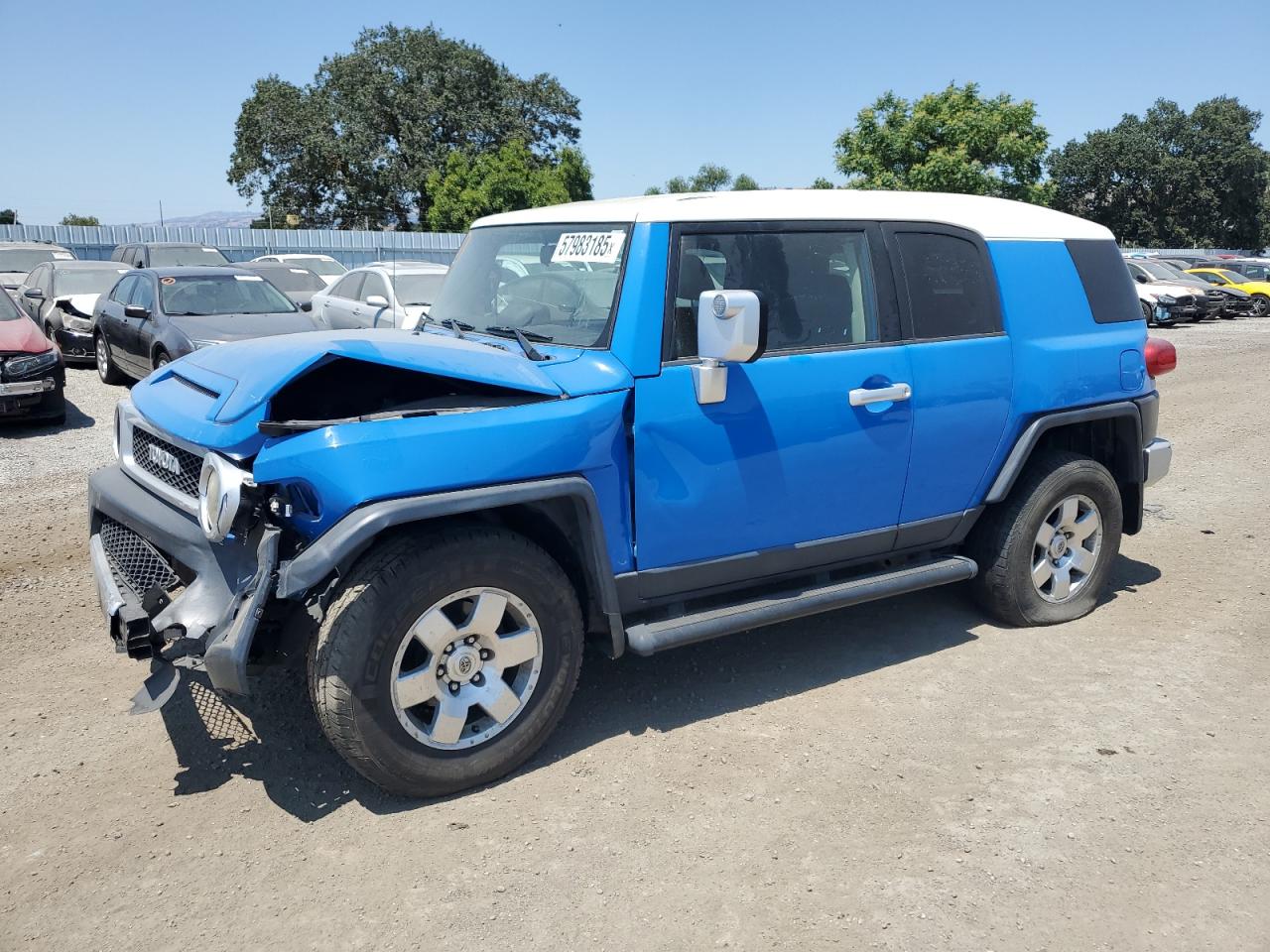 2008 Toyota Fj Cruiser продається в San Martin, CA - Front End