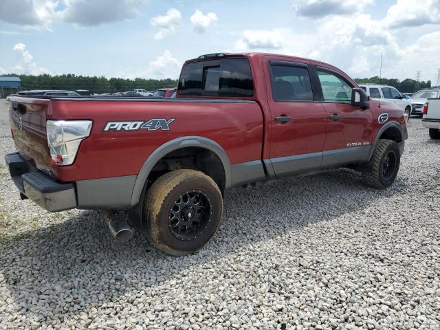 Pickups NISSAN TITAN 2016 Burgundy