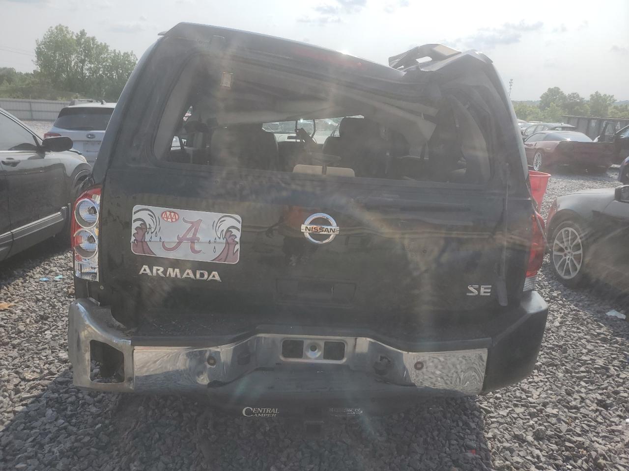 2006 Nissan Armada Se VIN: 5N1AA08A06N742422 Lot: 59186235