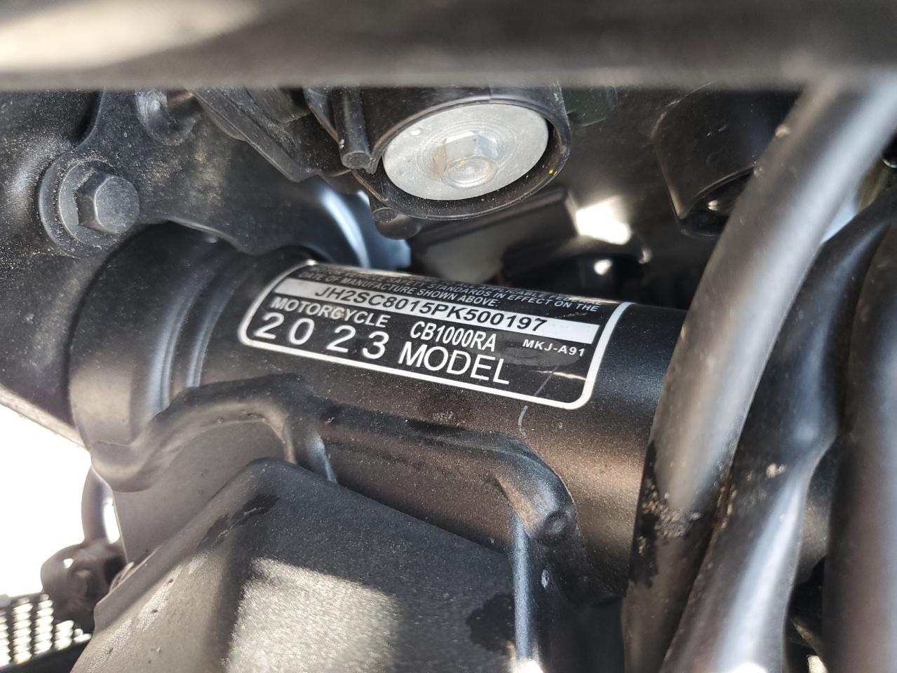 2023 Honda Cb1000 Ra VIN: JH2SC8015PK500197 Lot: 62333505
