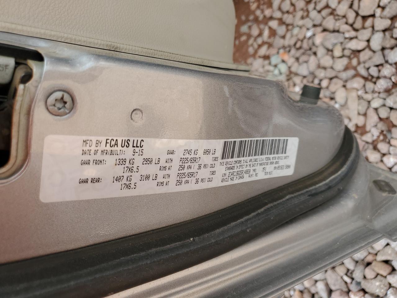 2016 Chrysler Town & Country Touring VIN: 2C4RC1BG2GR148830 Lot: 58074695